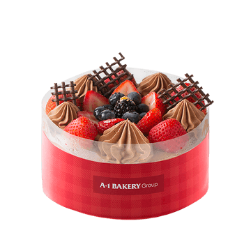 Strawberry Forest Cake