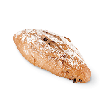 Light Rye Walnut Raisin Bread
