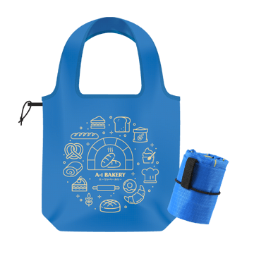 A-1 BAKERY Foldable Eco Bag (Blue)